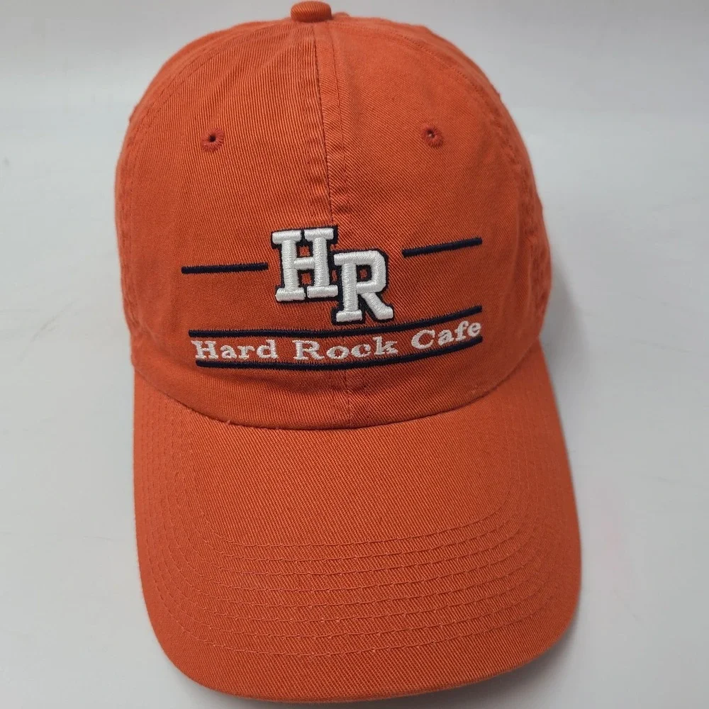 Hard Rock Cafe Hat‎ Strapback The Game Split Bar Orange Memphis Adjustable Men
